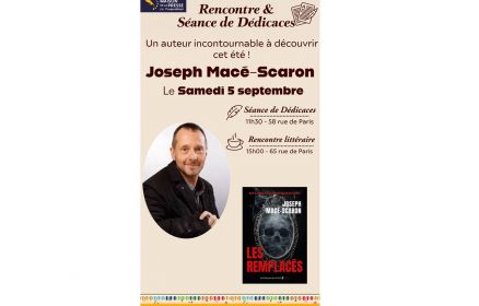 Rencontres litttéraires et dédicaces à la Maison de la Presse
